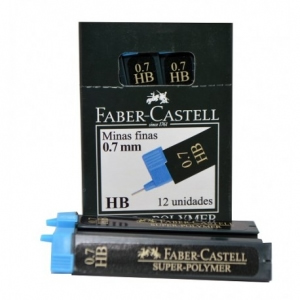 MINA 0.7 MM DUREZA FABER CASTELL C/U                   _1