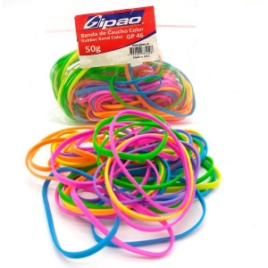 BANDA CAUCHO SILICONADA 1/4 COLOR 125GR GIPAO_1